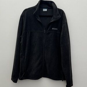 NWT Men’s Columbia Charcoal Gray Full-Zip Fleece Jacket - Size XL
